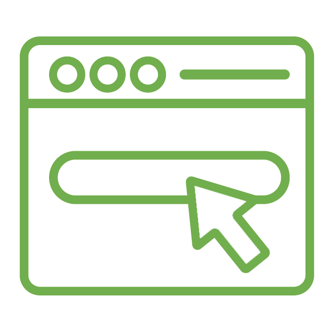 Icons platform pages CHECK login