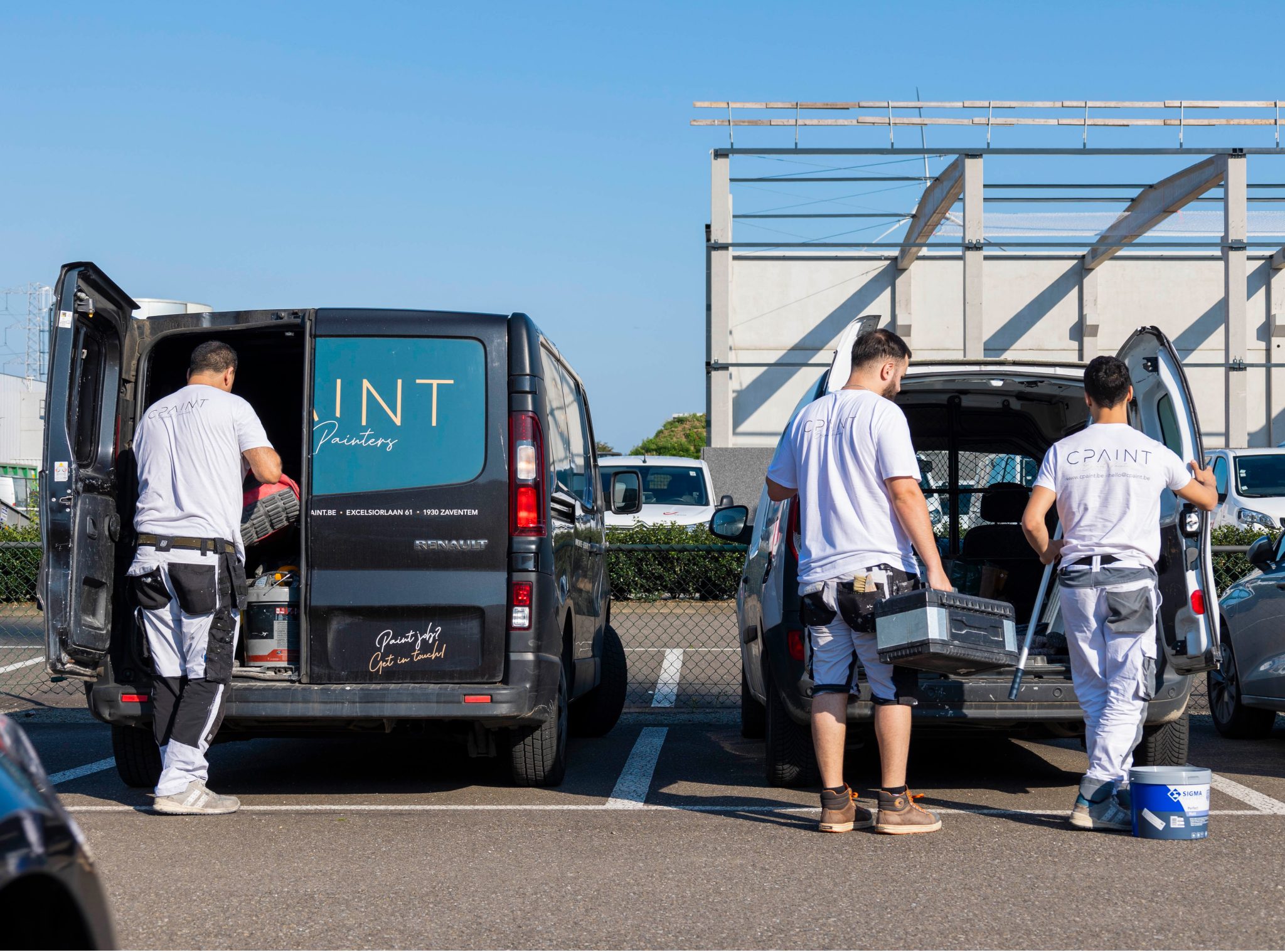 Aankomst pick-up locatie passagier