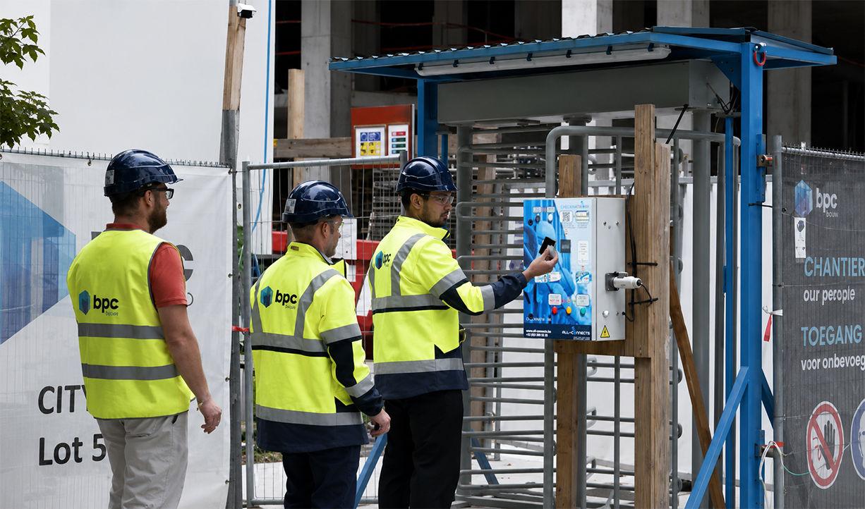 CityDox-werf met Checkinatwork-prikklok